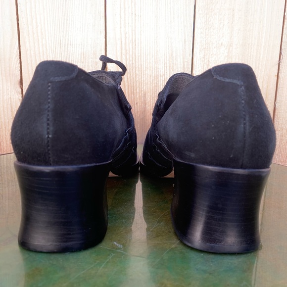 FRANCO SARTO black suede lace up shoes - Picture 4 of 7
